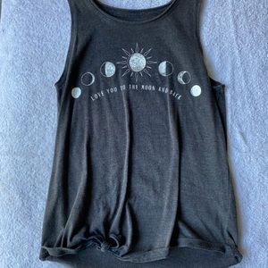 Moon phase tank top